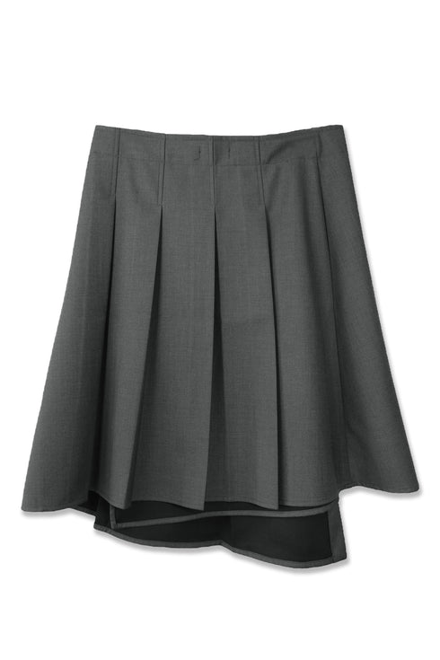 【RESTOCK】SPIRAL BUTTON ASYMMETRY WRAP SKIRT *Last1